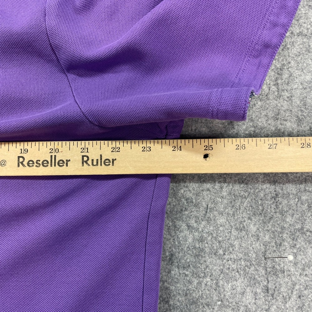 Tommy Bahama Mens Polo Shirt XL Purple Short Sleeve IslandZone Resort Golf Pima - Picture 11 of 16